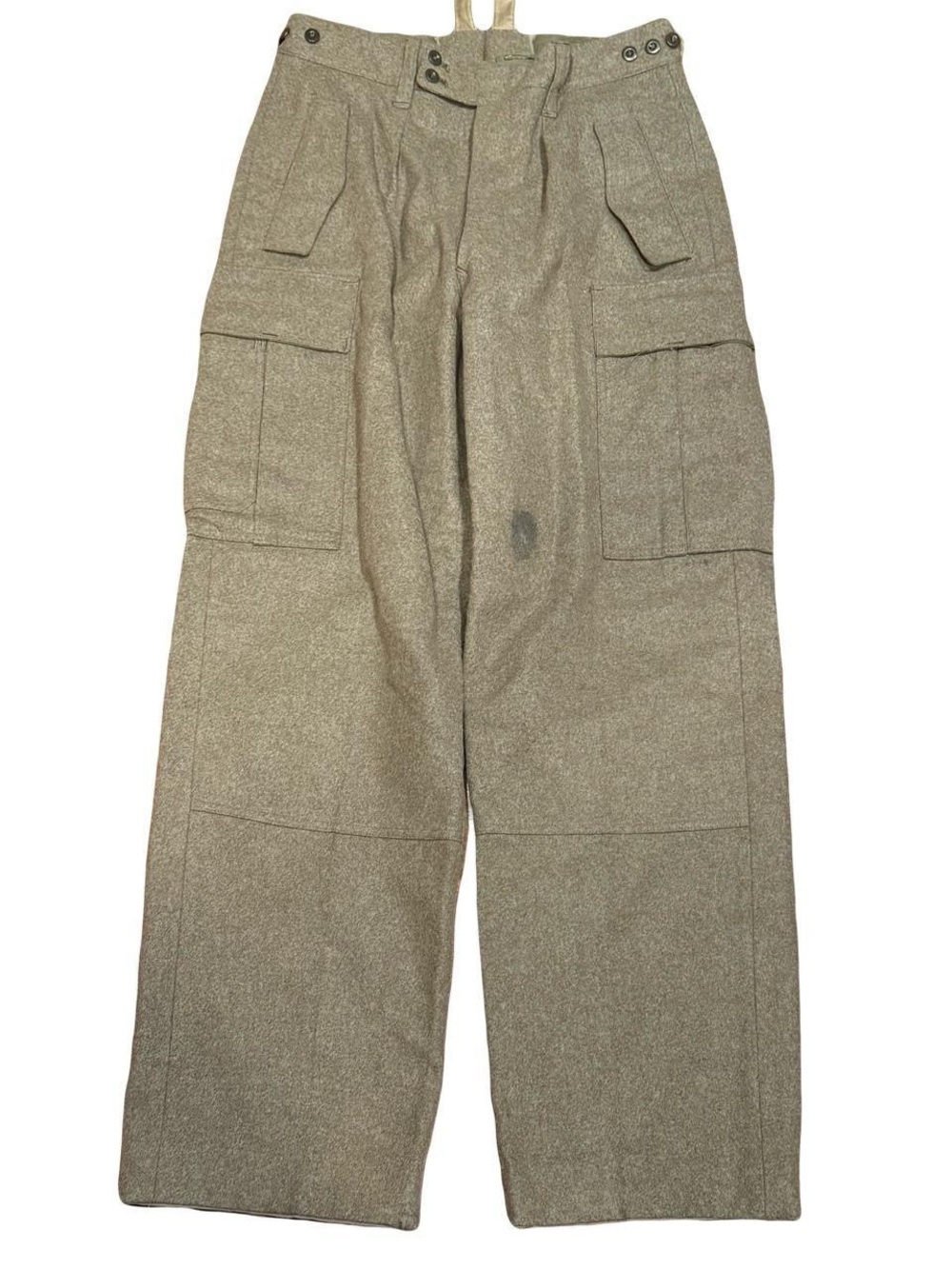 True Vintage 1963 Military German Cargo Moleskin Pants